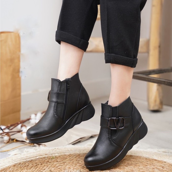 نیم بوت زنانه جزیره مدل ال وی کد 01